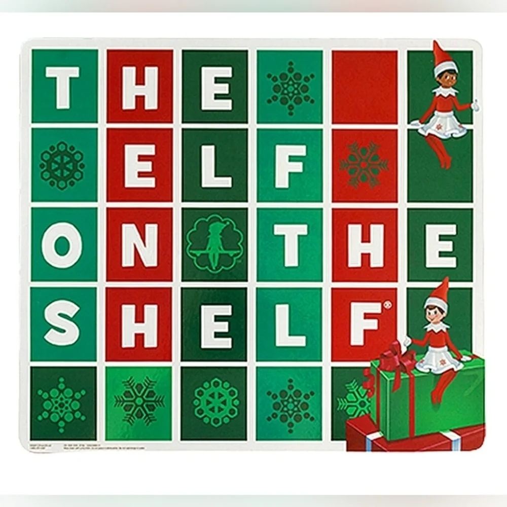 NWT original Elf on the Shelf Christmas Cork Placemat, set of 4